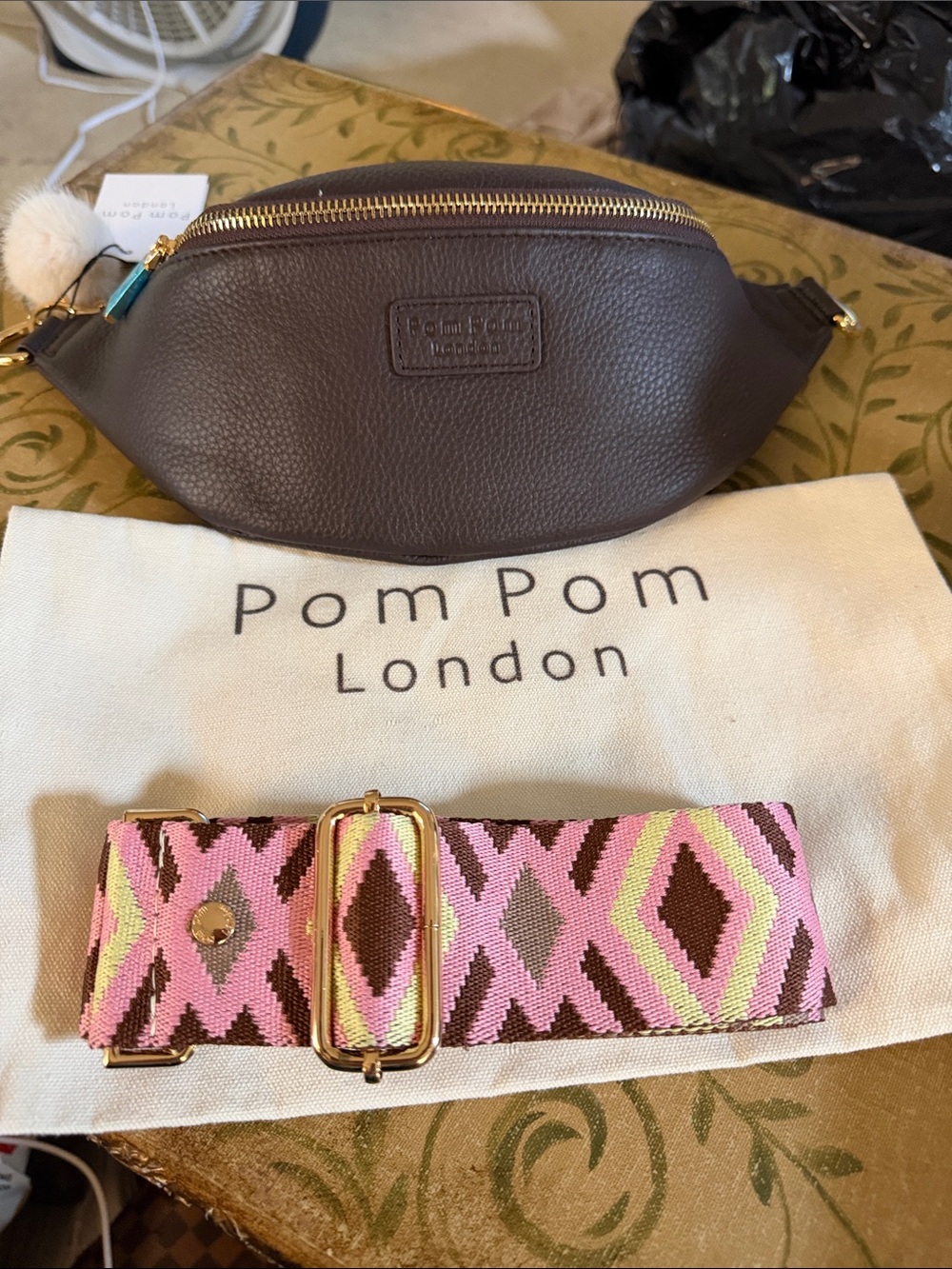 Pom Pom Conker Bum Bag BNWT